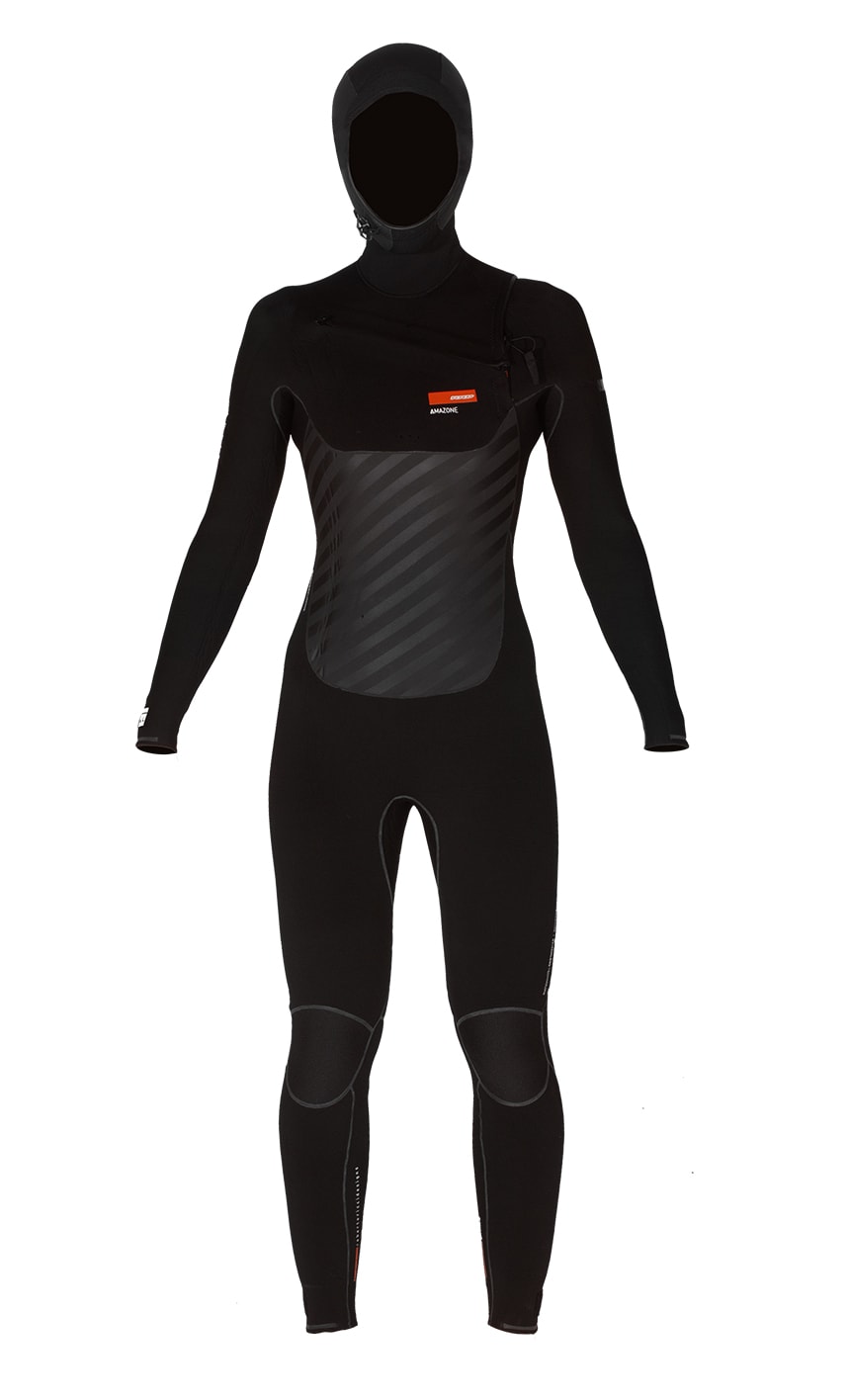 AMAZONE CHEST ZIP HOODED 6/4