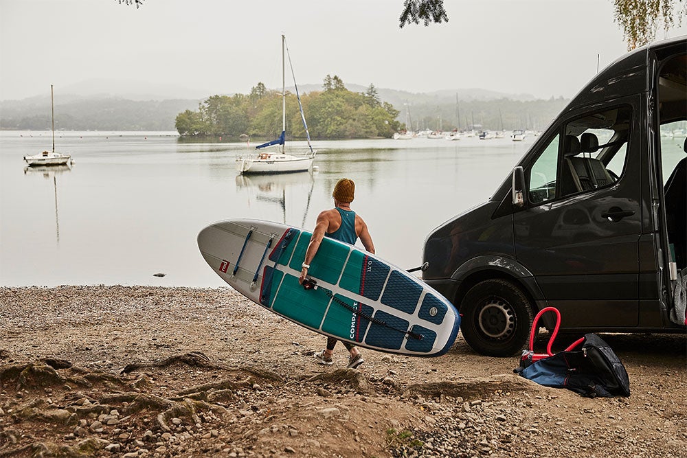 Copenhagen Surf Shop 2022 Red Paddle Co 11'0" COMPACT TOURING MSL Oppustelig Stand Up Paddle SUP iSUP Board , Taske, Titan 2 Pumpe, Hybrid Tough Paddle & Leash