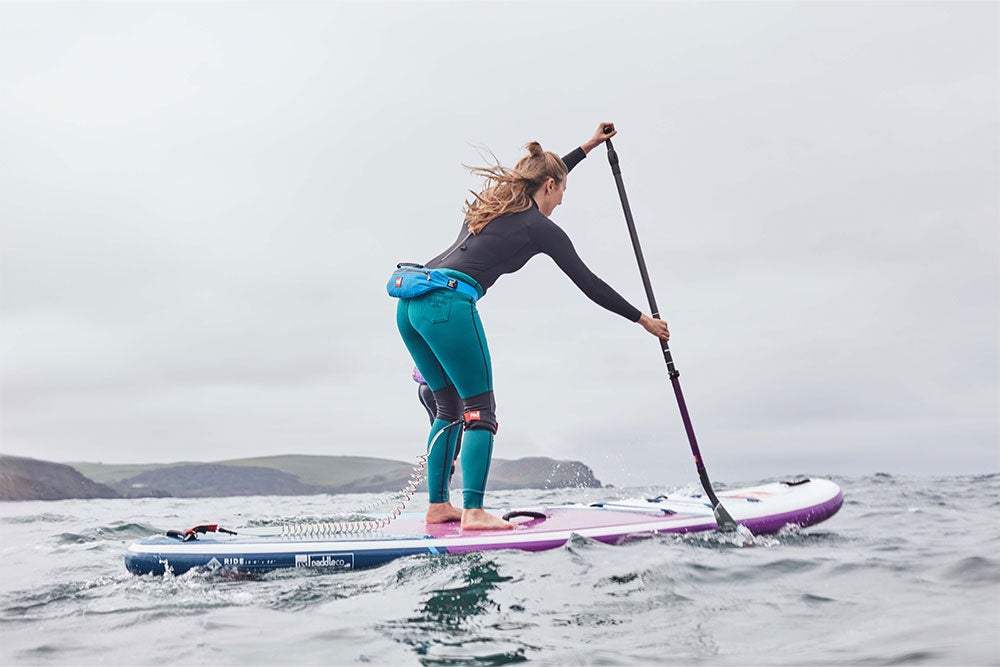 Copenhagen Surf Shop 2022 Red Paddle Co 10'6" RIDE MSL Oppustelig Stand Up Paddle SUP iSUP Board , Taske ATB Transformer Bag, Titan 2 Pumpe, Hybrid Tough Paddle & Leash.