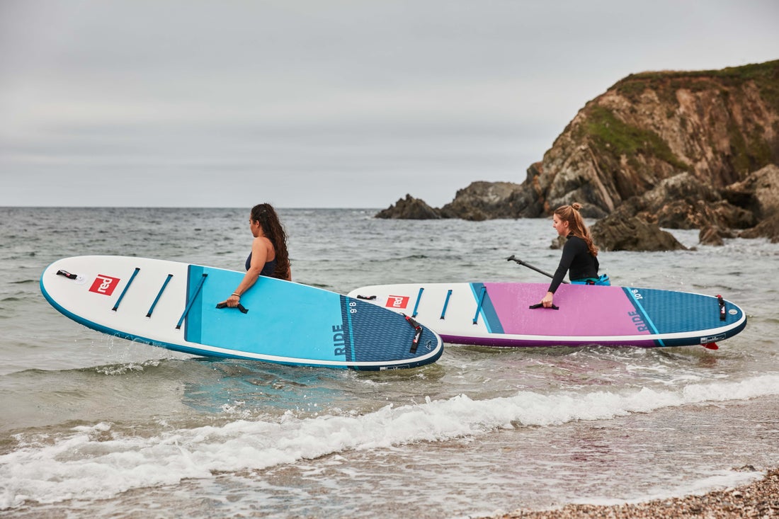 Copenhagen Surf Shop 2022 Red Paddle Co 10'6" RIDE SE MSL Oppustelig Stand Up Paddle SUP iSUP Board , Taske ATB Transformer Bag, Titan 2 Pumpe, Hybrid Tough Paddle & Leash.