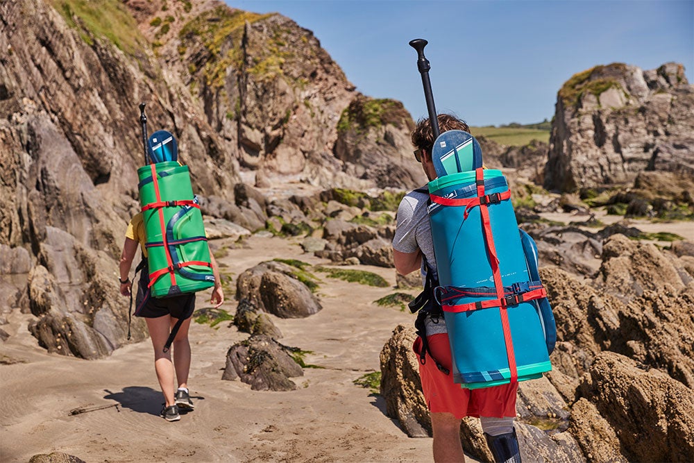 Copenhagen Surf Shop 2022 Red Paddle Co 10'6" RIDE MSL Oppustelig Stand Up Paddle SUP iSUP Board , Taske ATB Transformer Bag, Titan 2 Pumpe, Hybrid Tough Paddle & Leash.