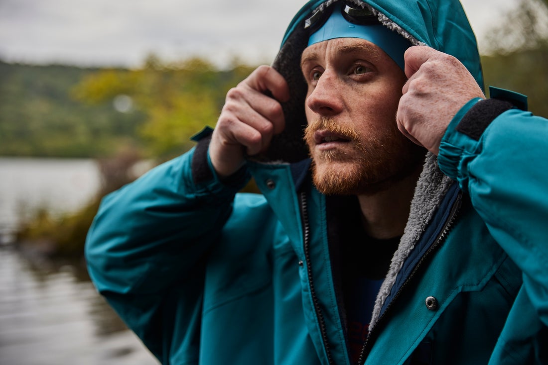 COPENHAGEN SURF SHOP RED PADDLE CO ORIGINAL PRO CHANGE ROBE EVO JAKKE (2022) TEAL (GRØN) (RØD) LANGÆRMET OUTDOOR DRYROBE