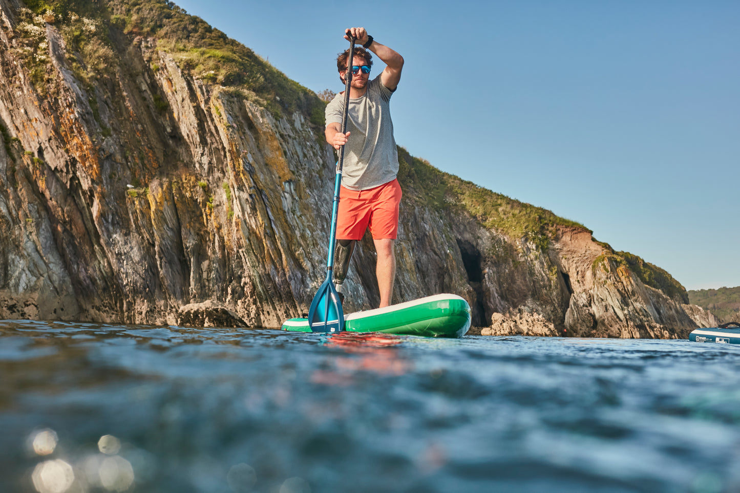 RED PADDLE CO PRIME TOUGH (BLÅ) JUSTERBARE SUP PADDLE (2022)