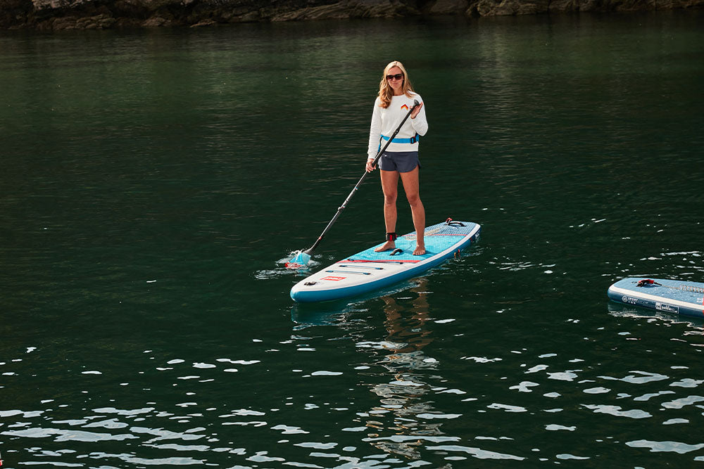 Copenhagen Surf Shop 2021 Red Paddle Co 11'0" SPORT TOURING MSL Oppustelig Stand Up Paddle SUP iSUP Board , Taske, Titan 2 Pumpe, Carbon 50 Nylon Paddle & Leash