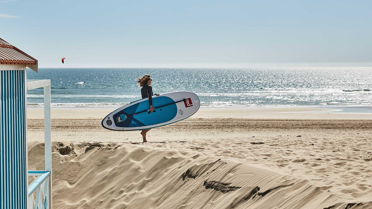 Copenhagen Surf Shop 2020 Red Paddle Co 8'10" WHIP MSL Oppustelig Stand Up Paddle SUP iSUP Board , Taske, Pumpe, Carbon Paddle & Leash